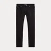 Ralph Lauren Purple Label Slim Fit Stretch Jean In Black