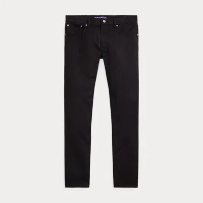 Ralph Lauren Purple Label Slim Fit Stretch Jean In Black