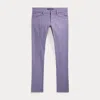 Ralph Lauren Slim Fit Stretch Linen-cotton Jean In Dusk Purple