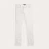 Ralph Lauren Slim Fit Stretch Linen-cotton Jean In Optic White