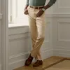 Ralph Lauren Slim Fit Stretch Linen-cotton Jean In Vintage Cream