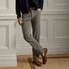 Ralph Lauren Slim Fit Stretch Twill Pant In Medium Grey