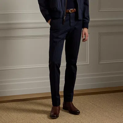 Ralph Lauren Slim Hand-tailored Stretch Chino Trouser In Classic Chairman Navy