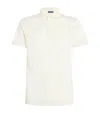 RALPH LAUREN PURPLE LABEL STACKED-LOGO POLO SHIRT