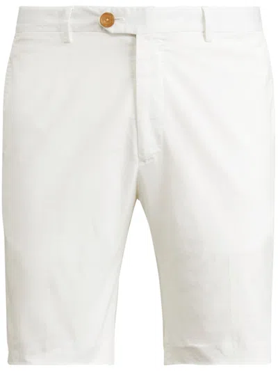Ralph Lauren Hand-tailored Slim Stretch Chino Short In Deckwash White
