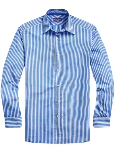 Ralph Lauren Men's Aston Bengal Striped Dress Shirt In Blue/white