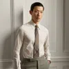 Ralph Lauren Tattersall Flannel Shirt In Camel/brown/cream