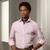 Ralph Lauren Purple Label Washed End-on-end Shirt In Chalk Pink