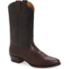 Ralph Lauren Purple Label Western Boot In Burgundy