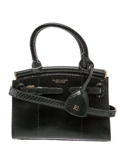 Pre-owned Ralph Lauren Python Rl Mini W/ Tags In Green