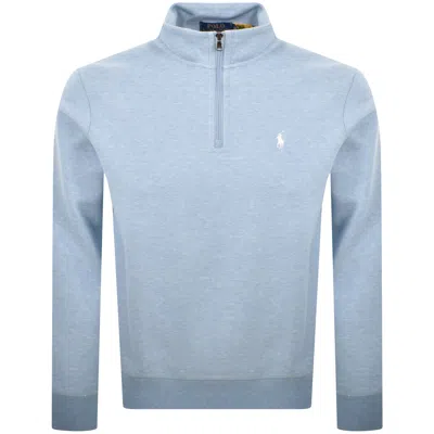 Ralph Lauren Quarter Zip Sweatshirt Blue