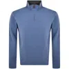 RALPH LAUREN RALPH LAUREN QUARTER ZIP SWEATSHIRT BLUE