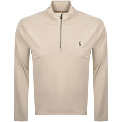 Ralph Lauren Quarter Zip Sweatshirt Cream
