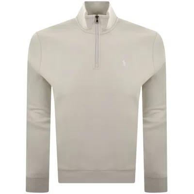 Ralph Lauren Quarter Zip Sweatshirt Grey