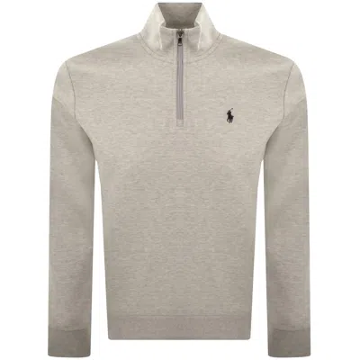 Ralph Lauren Quarter Zip Sweatshirt Grey