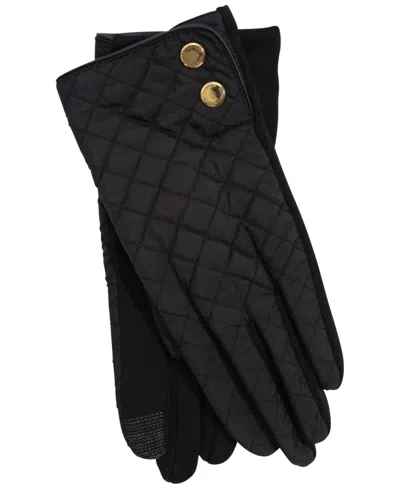 Ralph Lauren Quilted Barn Gloves In Black