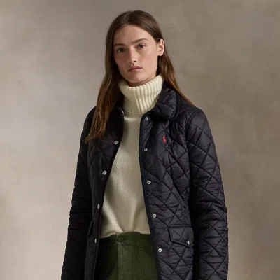 Polo Ralph Lauren Quilted Barn Jacket In Polo Black