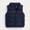 Ralph Lauren Quilted Down Vest In Blue
