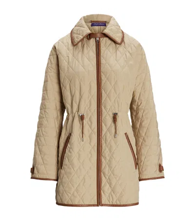 RALPH LAUREN QUILTED DRAWCORD-WAIST JACKET