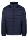Ralph Lauren Insulated Jacket With High Collar And Pockets In Blue