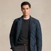 Ralph Lauren Quilted Jacket In College Navy