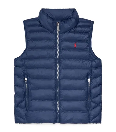 RALPH LAUREN QUILTED POLO PONY GILET