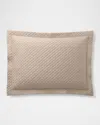 Polo Ralph Lauren Quilted Sateen Argyle Standard Sham In Coastal Sand