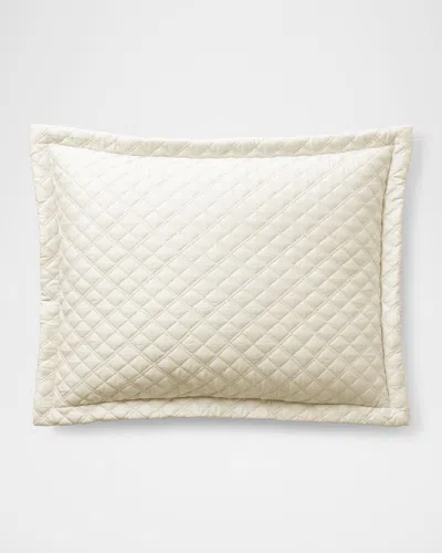 POLO RALPH LAUREN QUILTED SATEEN ARGYLE STANDARD SHAM