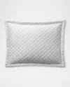 Polo Ralph Lauren Quilted Sateen Argyle Standard Sham In Gray