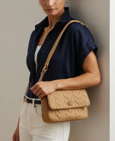 Ralph Lauren Quilted Small Stevie Messenger Bag