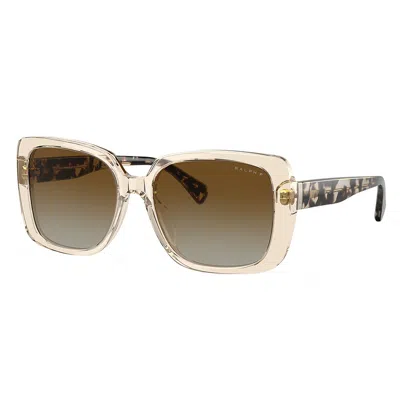 Polo Ralph Lauren Ra 5298u 6072t5 55mm Womens Rectangle Sunglasses In Multi