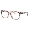 Ralph Lauren Ra 7174u 5575 53mm Womens Rectangle Eyeglasses 53mm In Multi