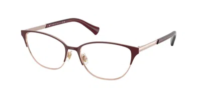 Ralph Lauren Ra6055 9365 Women's Glasses Gold Size 54 - Free Lenses - Blue Light Block Available In Brown