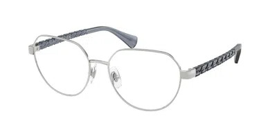 Ralph Lauren Ra6065 9001 Women's Glasses Silver Size 52 - Free Lenses - Blue Light Block Available