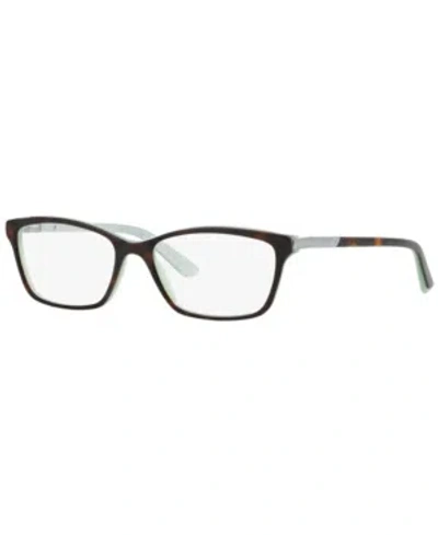Ralph Lauren Ra7044 Women's Cat Eye Eyeglasses In Top Havana