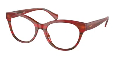 Ralph Lauren Ra7141 5989 Women's Glasses Tortoiseshell Size 54 - Free Lenses - Blue Light Block Available In Burgundy