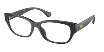 Ralph Lauren Ra7165u Women's Glasses, Clear, Size 53 In Black