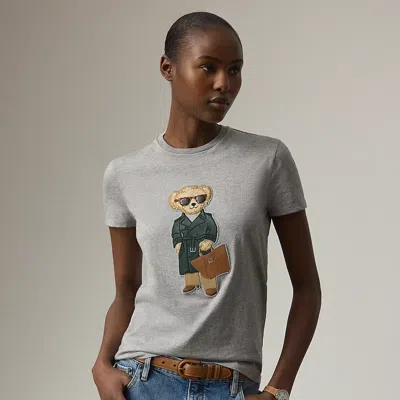 RALPH LAUREN RALPH LAUREN RACING GREEN TRENCH POLO BEAR COTTON TEE