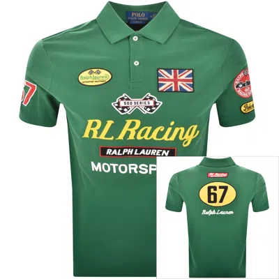 Ralph Lauren Racing Polo T Shirt Green