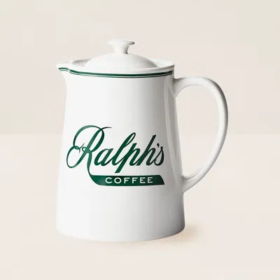 Polo Ralph Lauren Ralph's Coffee Beverage Server In Green And White