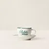 Ralph Lauren Ralph's Coffee Espresso Cup & Saucer In White