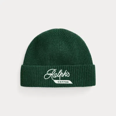 Polo Ralph Lauren Ralph's Coffee Wool-blend Beanie In Green