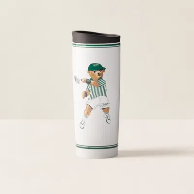 Ralph Lauren Ralph's Coffee Tennis Polo Bear Tumbler In Multi In White