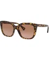 Ralph Lauren Sunglasses In Deying Havana,brown Gradient