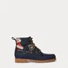 Ralph Lauren Ranger Mid Suede & Twill Boot