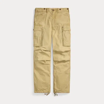 Ralph Lauren Ranger Poplin Cargo Pant In Faded Khaki In Brown