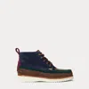 Ralph Lauren Ranger Suede & Wool Tweed Workboot In Multi