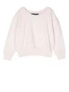 RALPH LAUREN REAR LOGO-PRINT DETAIL SWEATSHIRT