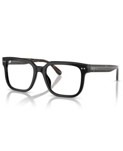 Ralph Lauren Rectangle Men's Eyeglasses, Rl6249u In Black