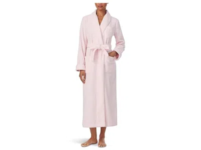 Ralph Lauren Recycled Polyester Dalton Fleece Robe Women's Clothing Pink: Xl (us 16-18)